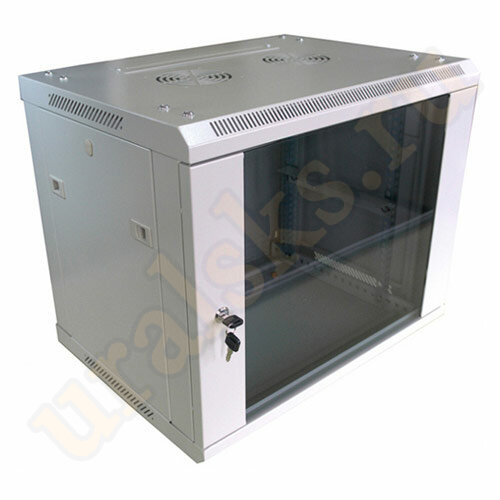 NTSS-W18U6045GS Шкаф 18U 600x450мм настенный разборный, дверь стекло